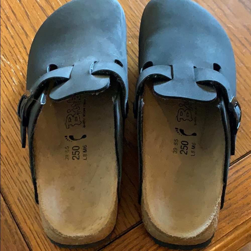 Birki’s slip ons.